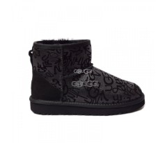 Mini Sparkle Graffiti Black