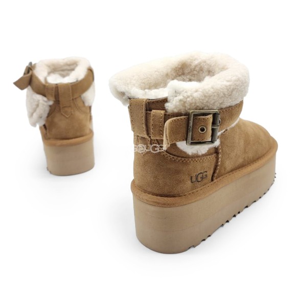 Ugg Mini Platform Strap Chestnut