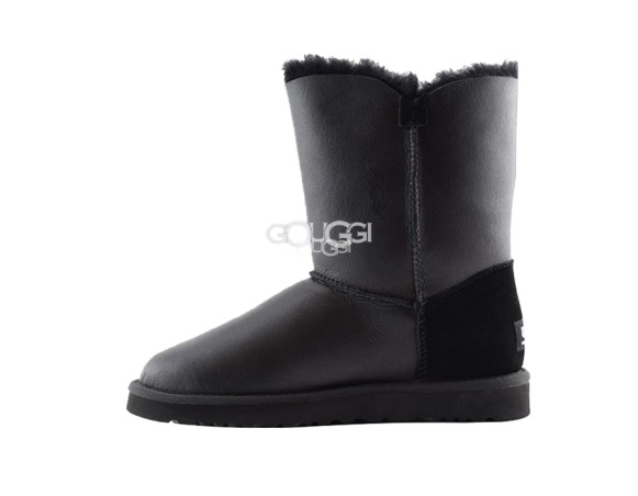 Bailey Button Metallic Black