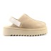 Goldenstar Clog Platform Sand
