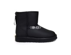 Classic Mini Metallic LOGO ZIP SHINE Black