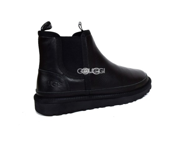 Mens Neumel Chelsea Metallic - Black