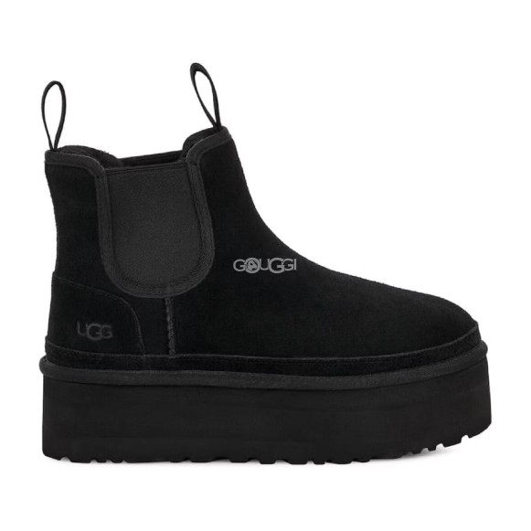 UGG Neumel Platform Chelsea Black
