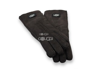 Женские удлиненные перчатки UGG Chocolate - 1027
