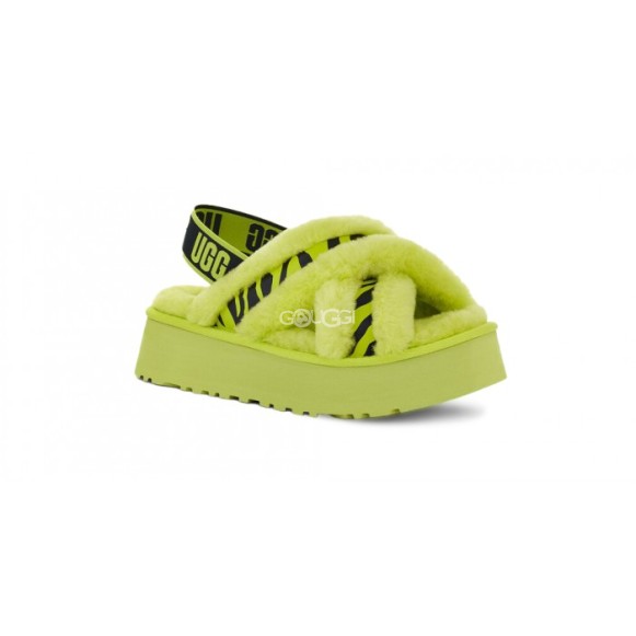 Disco Cross Slide Animalia - Key Lime