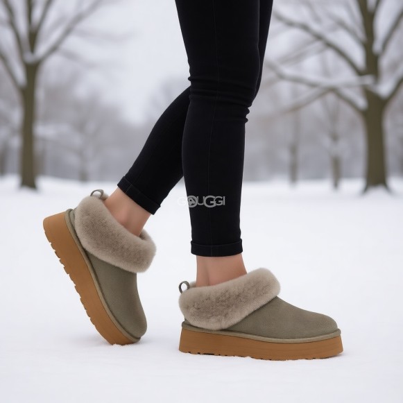 Ugg Platform Tazzelle Moss Green