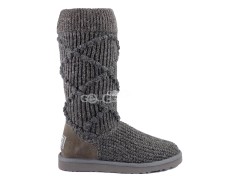 Classic Argyle Knit Grey