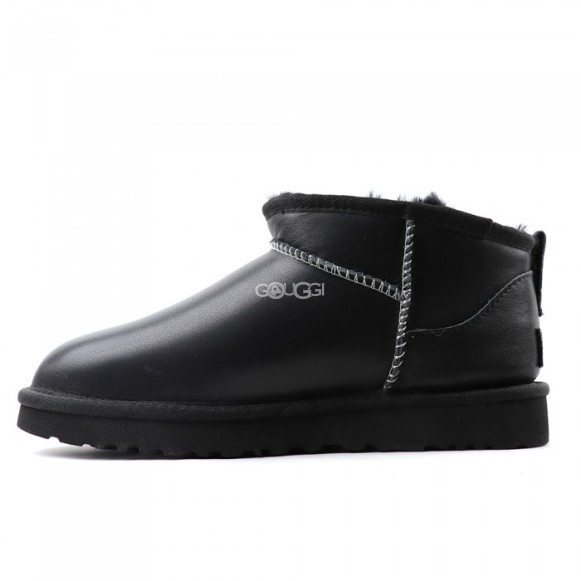 UGG Classic Ultra Mini LTHR Regen - Black