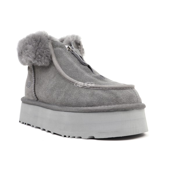 Ugg Funkette Platform Boots Grey
